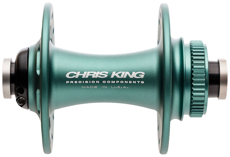 Chris King R45D Front Hub - 12 x 100mm Center-Lock Matte Jade 24H