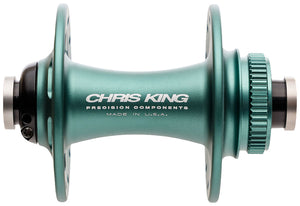 Chris King R45D Front Hub - 12 x 100mm Center-Lock Matte Jade 28H