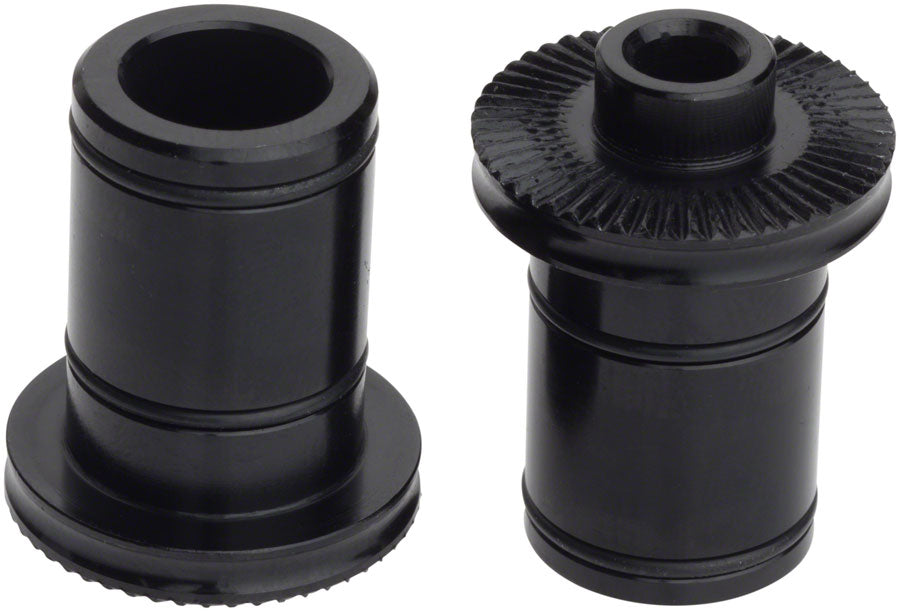All-City Go-Devil Front Hub Conversion Caps: Quick Release Black
