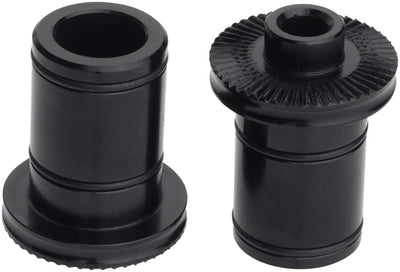 All-City Go-Devil Front Hub Conversion Caps: Quick Release Black