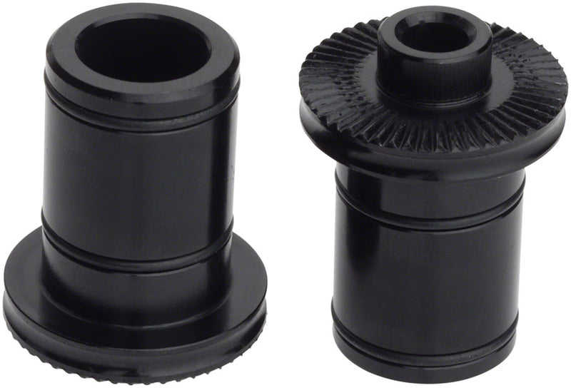 All-City Go-Devil Front Hub Conversion Caps: Quick Release Black
