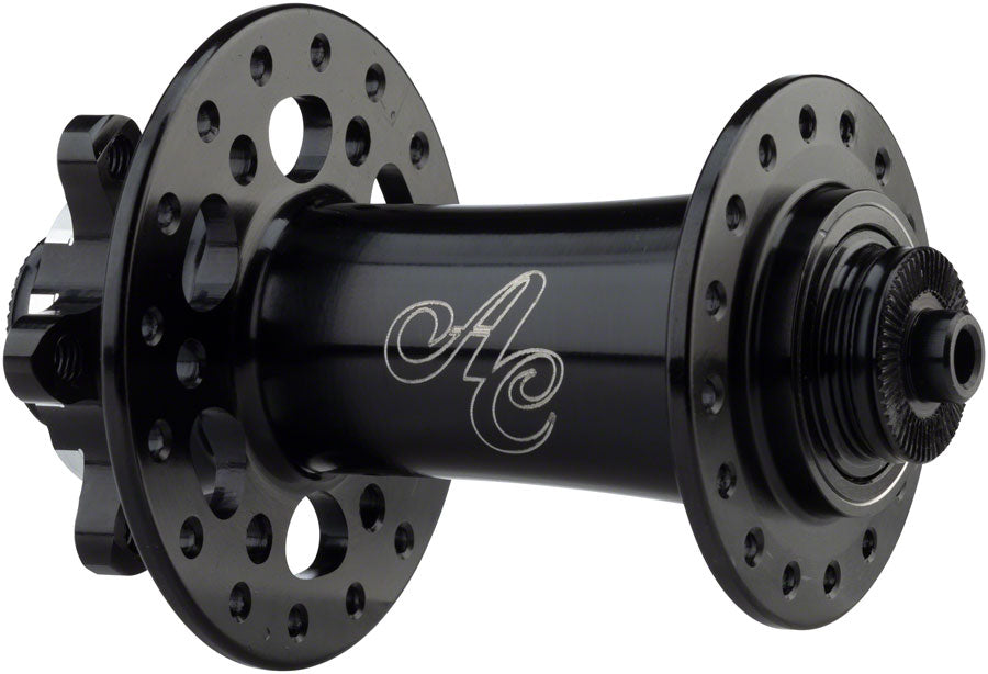 All-City Go-Devil Front Hub - 15/12/QR x 100mm 6-Bolt Black 32h