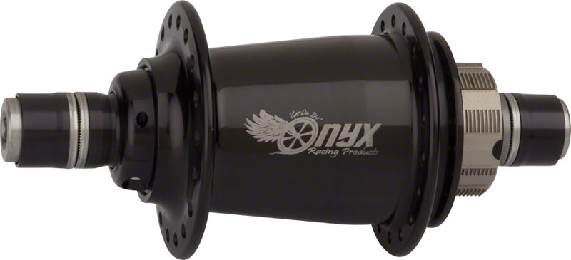 Onyx BMX Ultra Rear Hub - 3/8" 10 x 110mm Rim Brake Black 36H