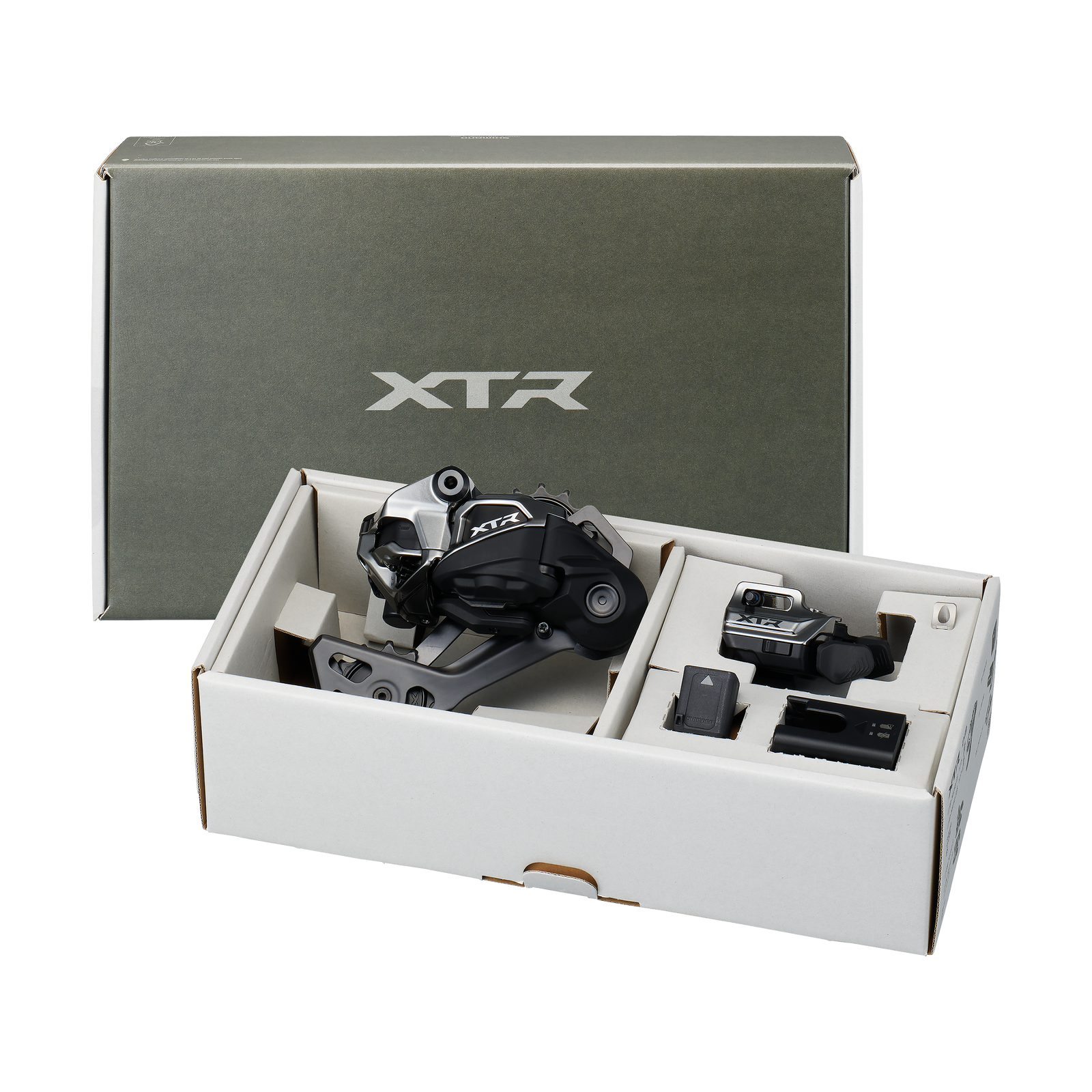 Shimano XTR M9250 Di2 Wireless Upgrade Kit - Includes M9250-SGS Rear Derailleur M9250-IR I-Spec EV Shifter Battery Charger Quick Link