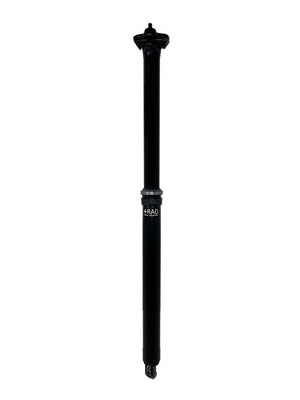 TranzX +RAD Adjustable Travel Dropper Seatpost 31.6mm 175-200mm Travel Black - Open Box, New