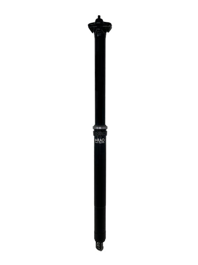 TranzX +RAD Adjustable Travel Dropper Seatpost 31.6mm 175-200mm Travel Black - Open Box, New
