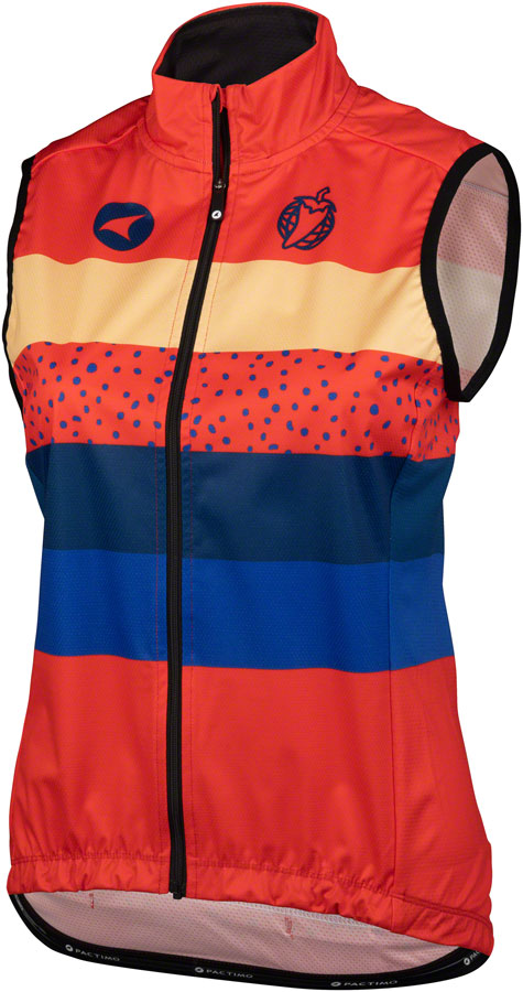Salsa Team Polytone Womens Vest - Red w/ Stripes X-Large