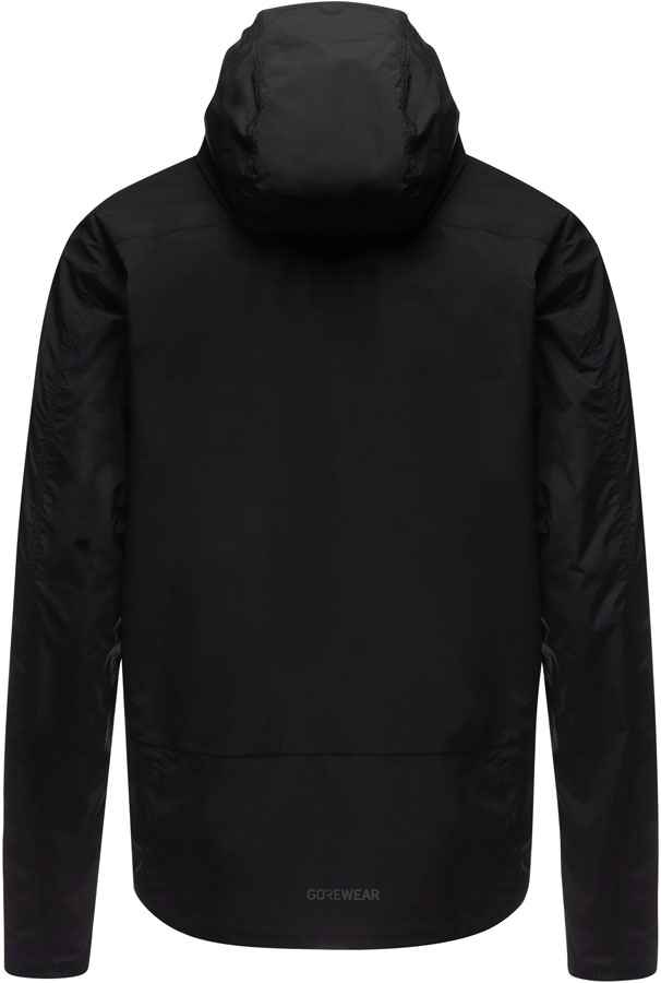 Gorewear Fernflow Hooded Windbreaker - Black Mens Small