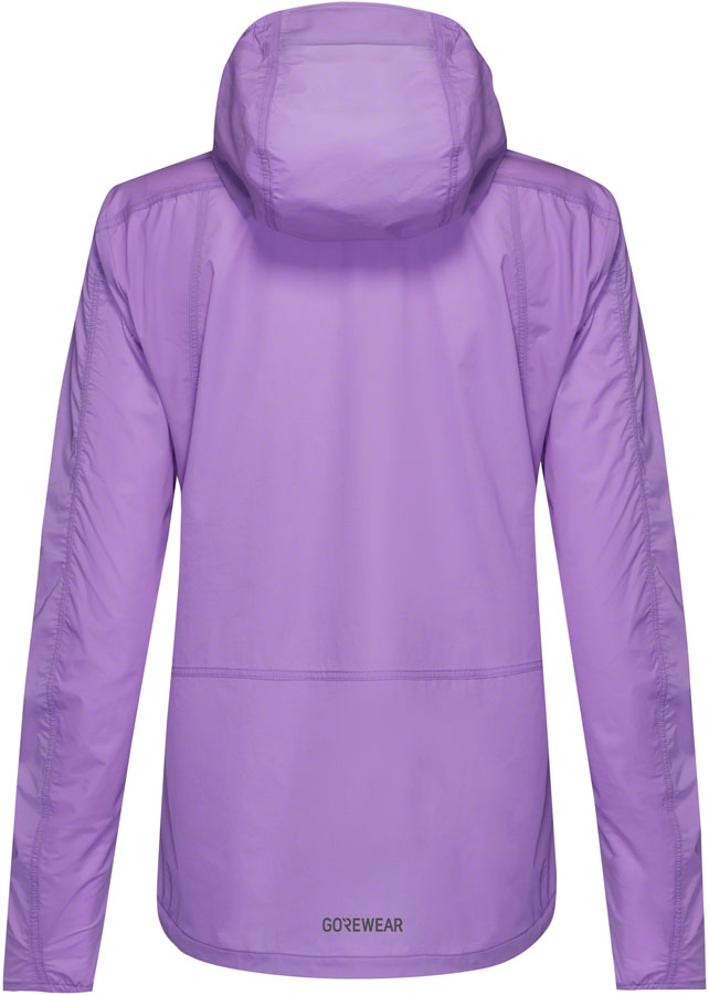 Gorewear Fernflow Hooded Windbreaker - Purple Womens Small
