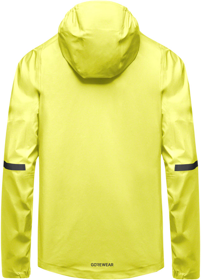 Gorewear Lupra Gore-Tex 2.0 Hooded Jacket - Black/Neon Yellow Mens Small