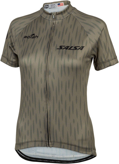 Salsa Womens Hinterland Jersey - X-Large Olive Green