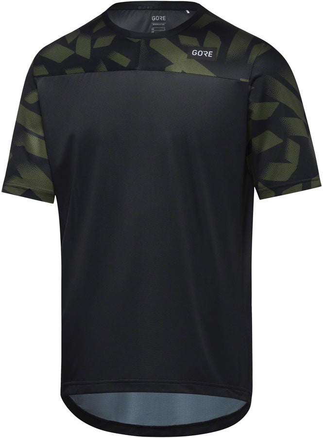 Gorewear Trail KPR Daily Jersey - Black/Green Mens Small