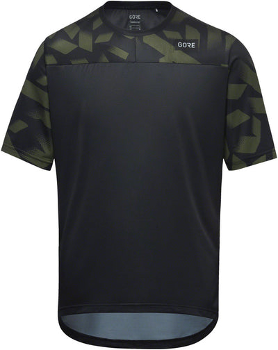 Gorewear Trail KPR Daily Jersey - Black/Green Mens Small