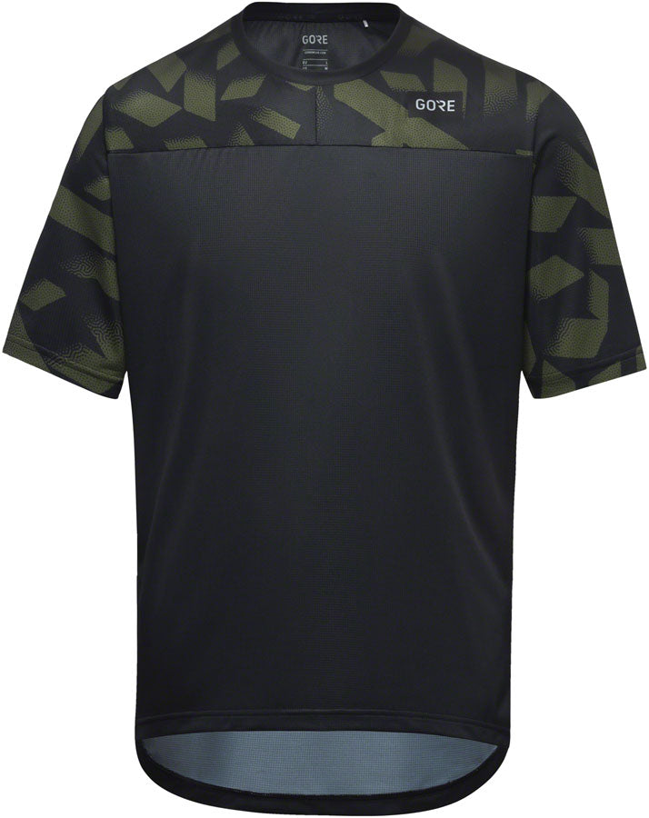 Gorewear Trail KPR Daily Jersey - Black/Green Mens Small