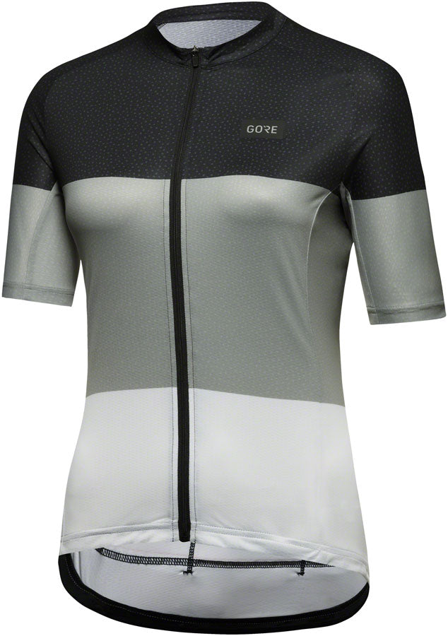 Gorewear Spirit Stripes Jersey - Black/Lab Gray Womens Large 12/14