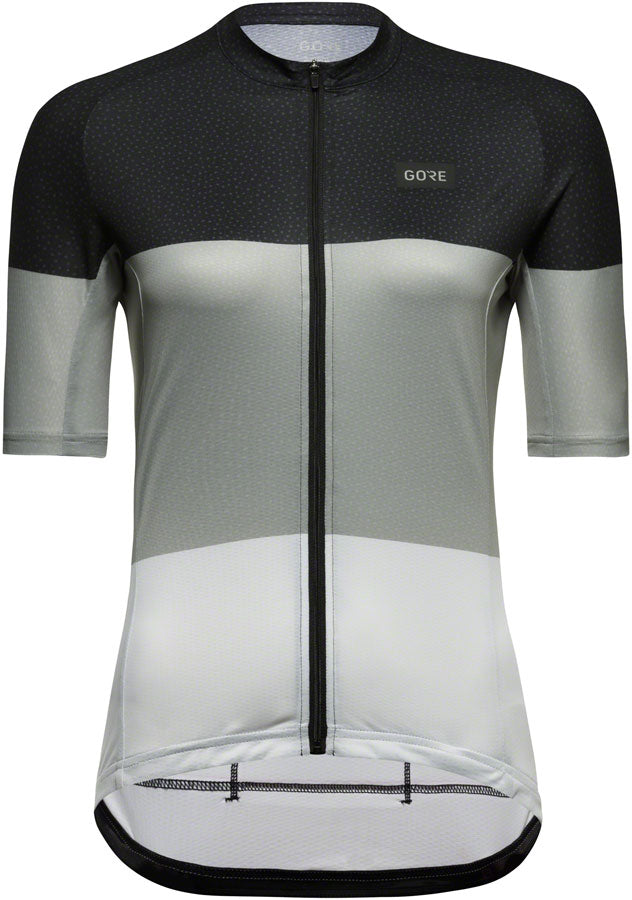 Gorewear Spirit Stripes Jersey - Black/Lab Gray Womens Large 12/14