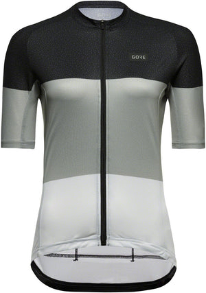 Gorewear Spirit Stripes Jersey - Black/Lab Gray Womens Large 12/14