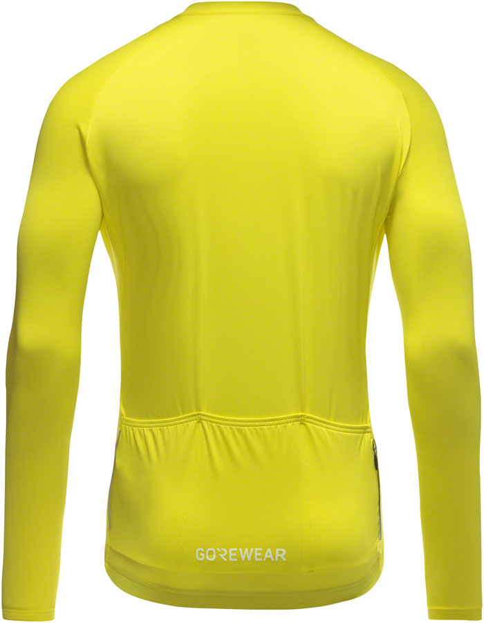 Gorewear Spinshift Long Sleeve Jersey - Neon Yellow Mens Medium