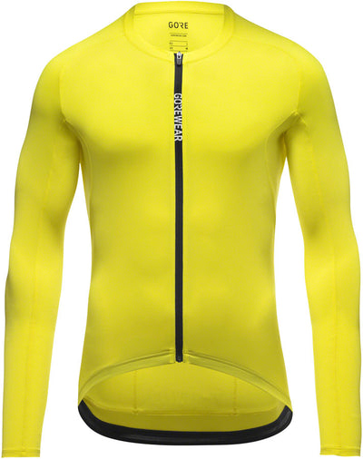 Gorewear Spinshift Long Sleeve Jersey - Neon Yellow Mens Medium