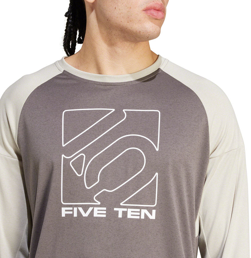 Five Ten Long Sleeve Jersey - Charcoal/Gray Mens Small