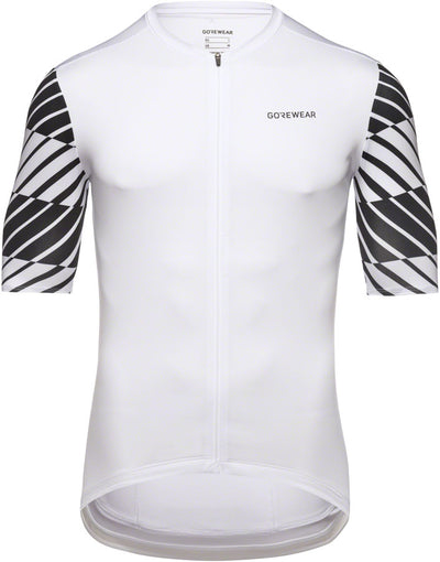 Gorewear Swiftride Optical Jersey - White/Black Mens Large