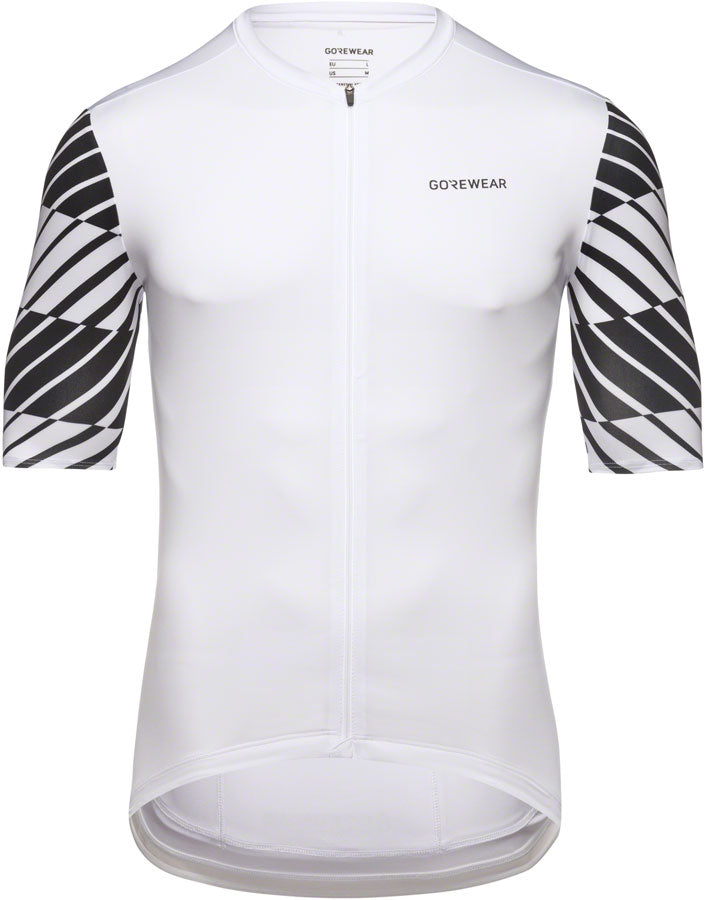 Gorewear Swiftride Optical Jersey - White/Black Mens X-Large