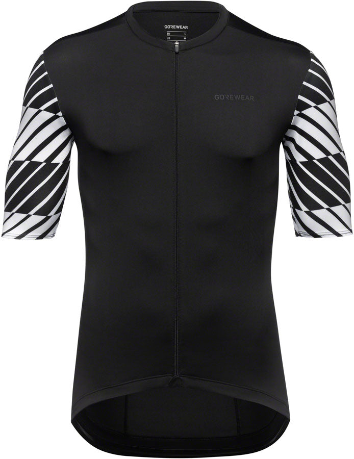 Gorewear Swiftride Optical Jersey - Black/White Mens 2X-Large