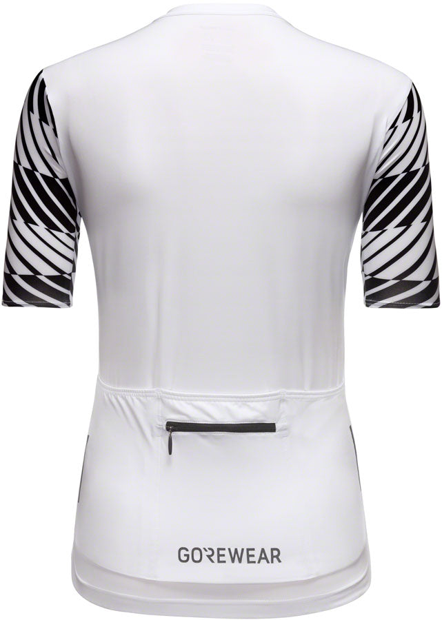 Gorewear Swiftride Optical Jersey - White/Black Womens X-Large