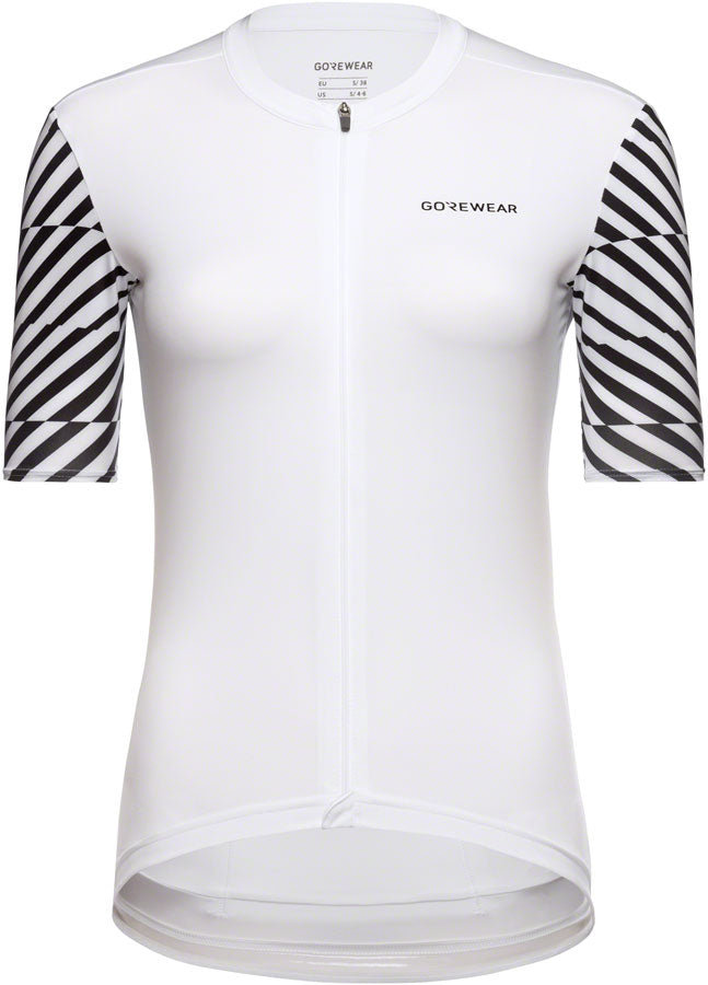 Gorewear Swiftride Optical Jersey - White/Black Womens Large