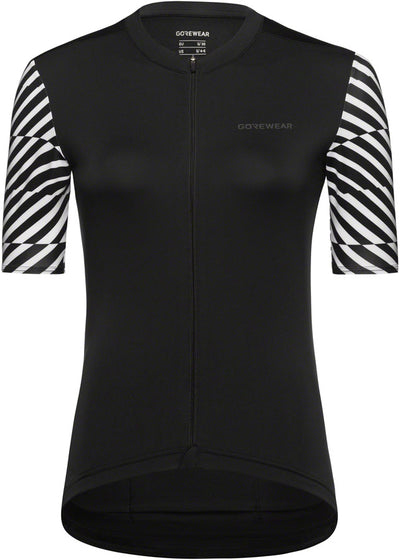 Gorewear Swiftride Optical Jersey - Black/White Womens X-Large
