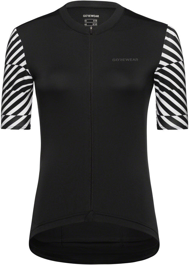 Gorewear Swiftride Optical Jersey - Black/White Womens Small