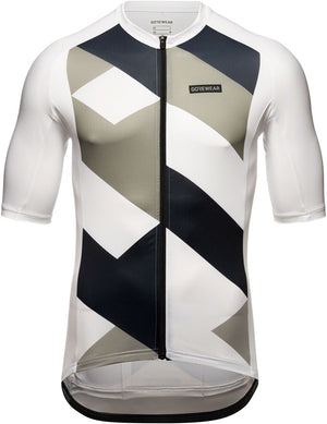 Gorewear Spirit Signal Jersey - White/Lab Gray Mens Large