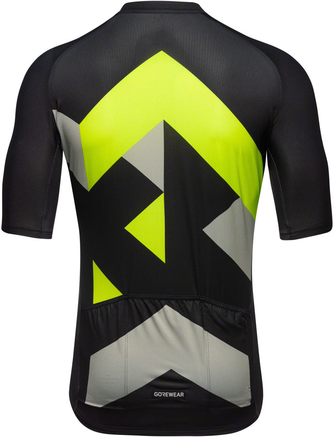 Gorewear Spirit Signal Jersey - Black/Yellow Mens Large