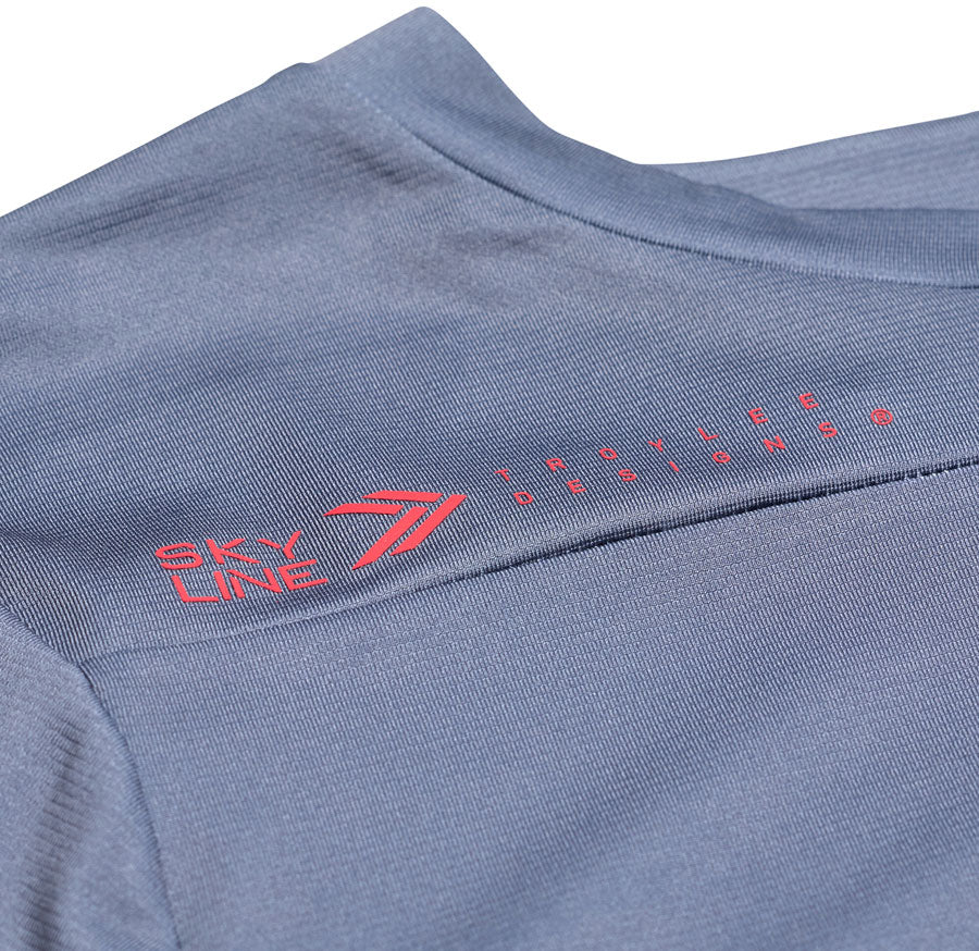 Troy Lee Designs Skyline Long Sleeve Jersey – Mono Steel Blue Large