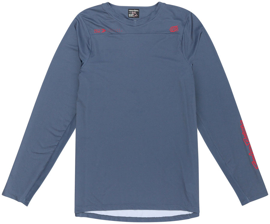 Troy Lee Designs Skyline Long Sleeve Jersey – Mono Steel Blue X-Large