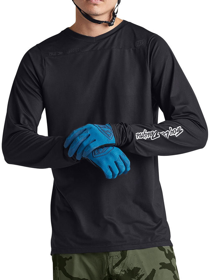 Troy Lee Designs Skyline Long Sleeve Jersey – Mono Black Small
