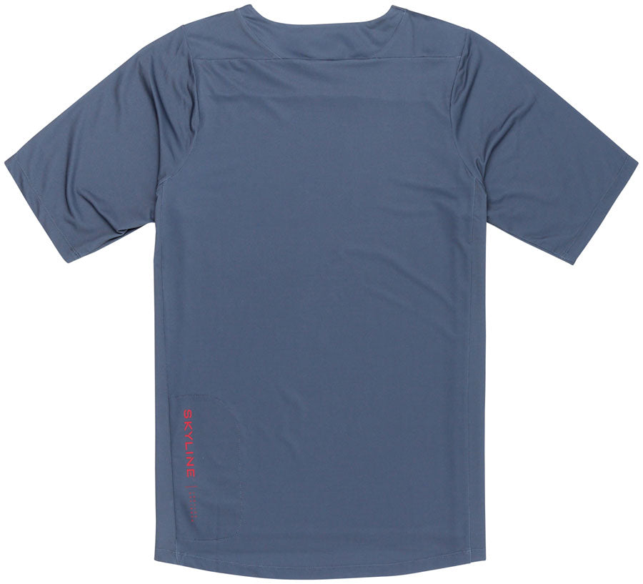 Troy Lee Designs Skyline Short Sleeve Jersey – Mono Steel Blue Medium