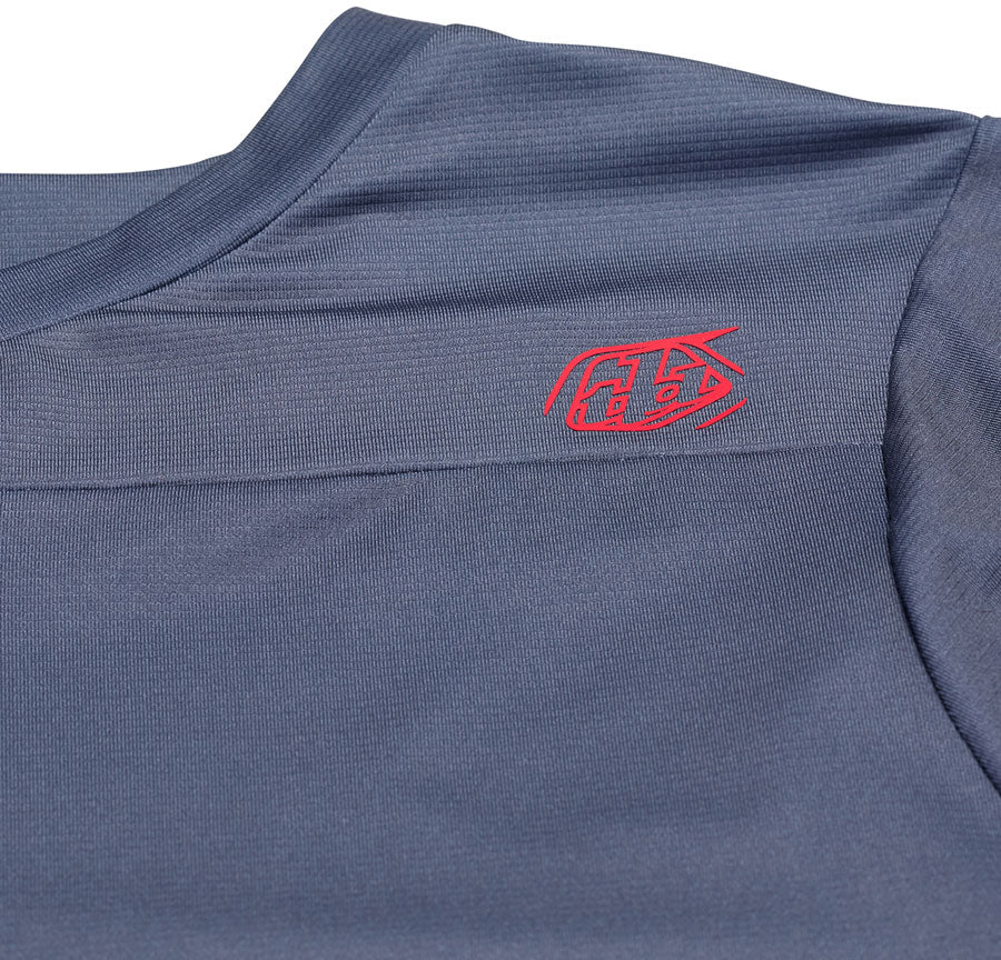 Troy Lee Designs Skyline Short Sleeve Jersey – Mono Steel Blue Large