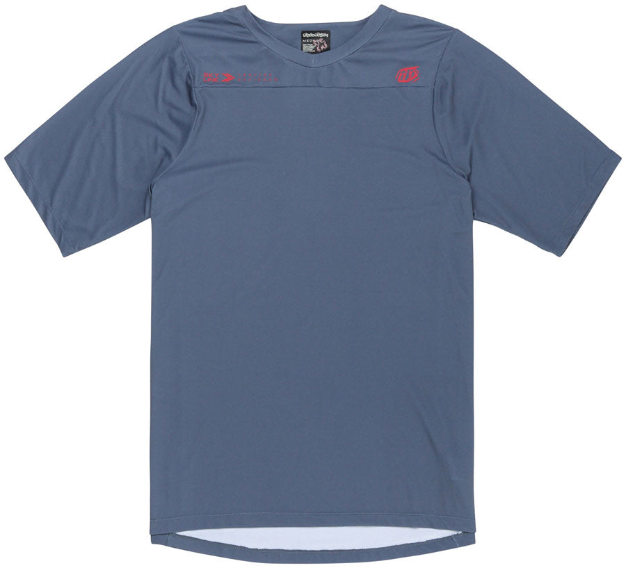 Troy Lee Designs Skyline Short Sleeve Jersey – Mono Steel Blue Large