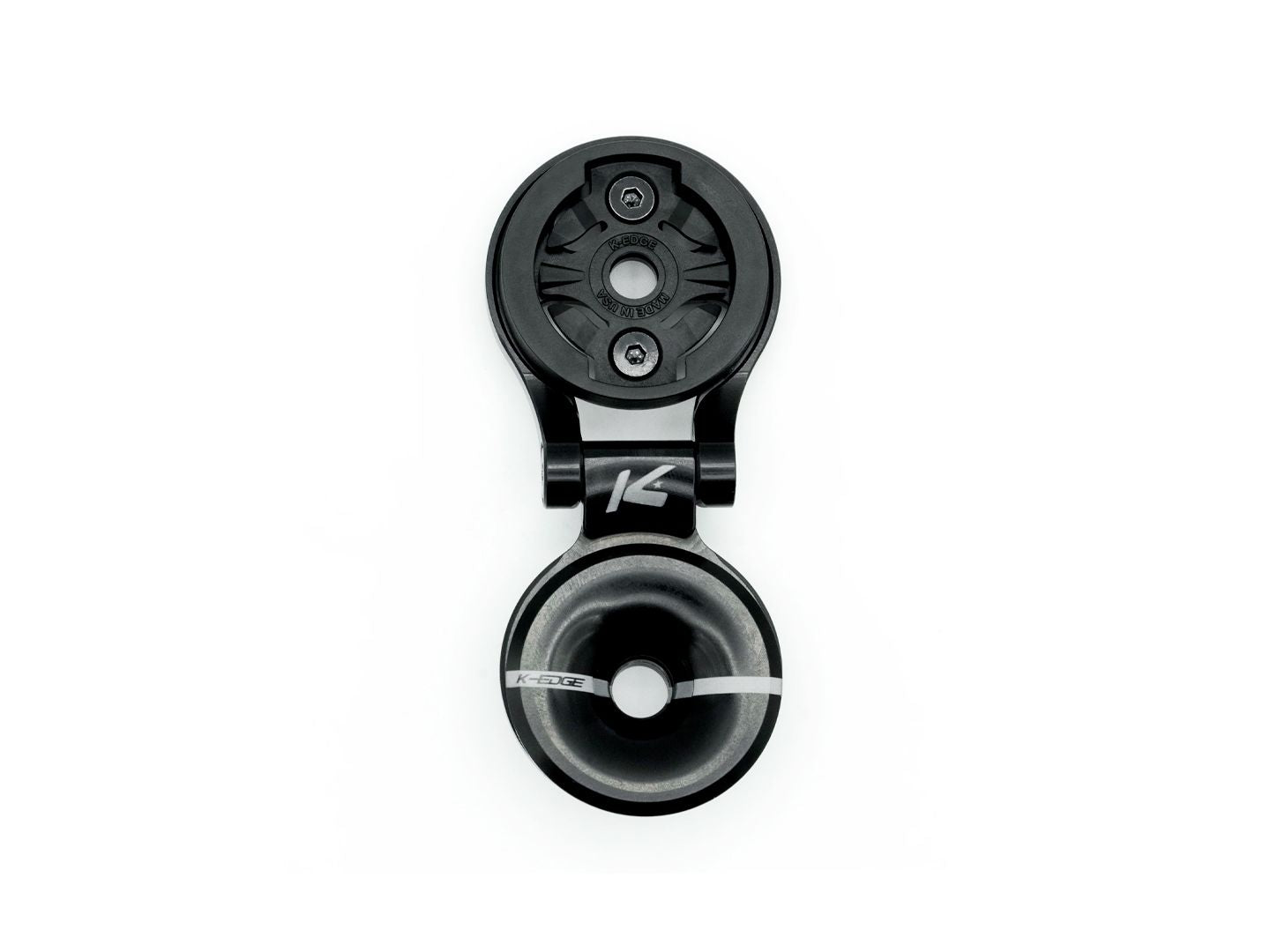 K-Edge Garmin Race Stem Mount w/ Top Cap Adjustable Black