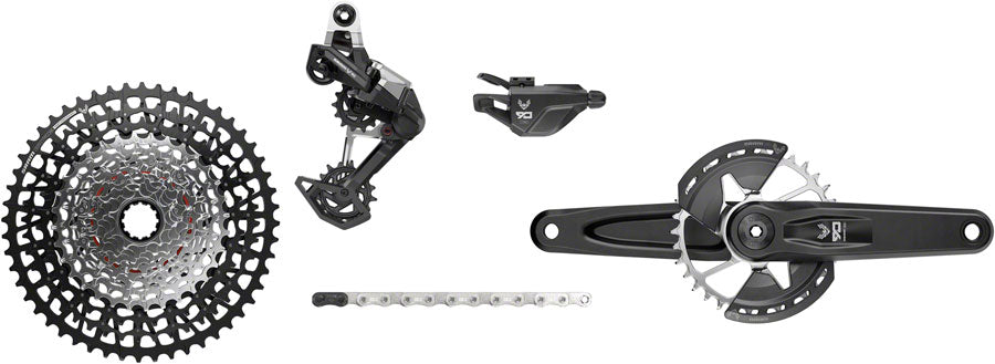 SRAM Eagle 90 T-Type Groupset - 175mm Wide Crank 32t Chainring Trigger Shifter 10-52t 12-Speed Cassette Rear Derailleur Chain