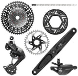 SRAM Eagle 90 Ebike Groupset -  170mm Brose 36T Clip-on Guard Chain XS-1275 10-52t Single Click Shifter Rear Derailleur