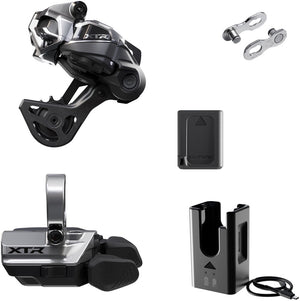 Shimano XTR M9250 Di2 Wireless Upgrade Kit - Includes M9250-GS Rear Derailleur M9250-R  Shifter Battery Charger Quick Link