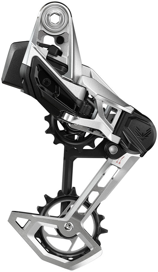 SRAM XX SL Eagle 1987 Silver Edition T-Type AXS Rear Derailleur - 12-Speed, 52t Max, (Battery Not Included), Wheel Axle Mount, Carbon Cage