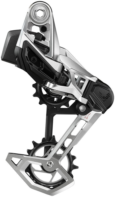 SRAM XX SL Eagle 1987 Silver Edition T-Type AXS Rear Derailleur - 12-Speed, 52t Max, (Battery Not Included), Wheel Axle Mount, Carbon Cage