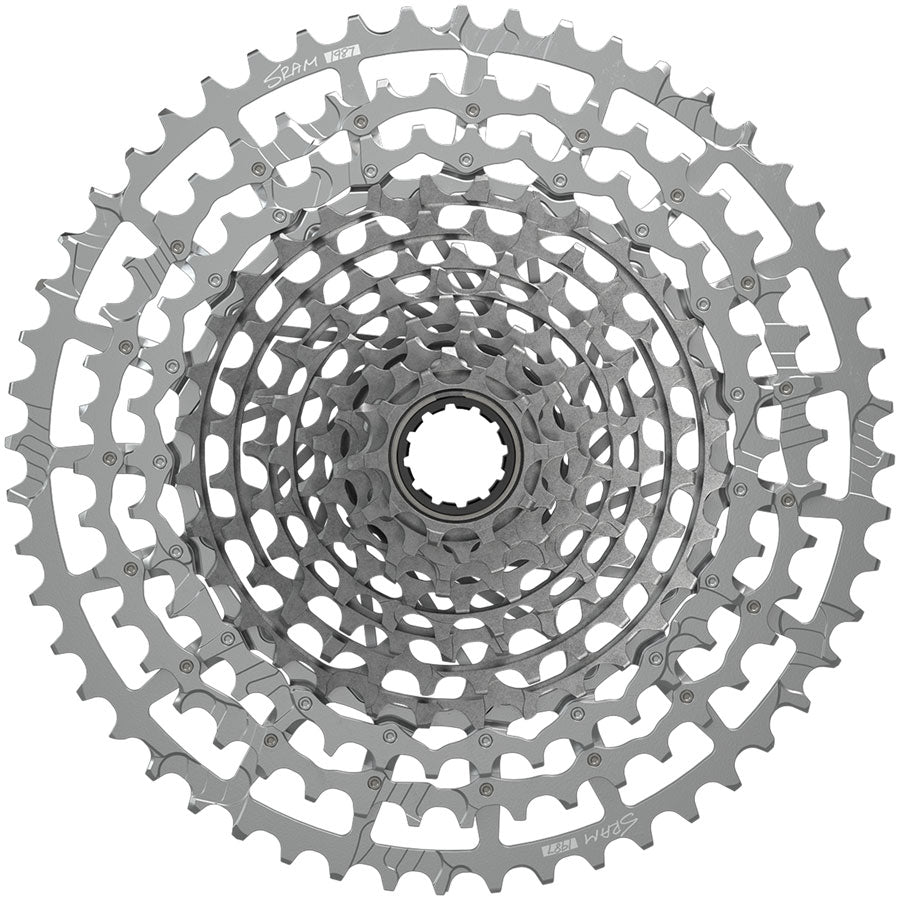 SRAM XX Super SL Eagle 1987 Silver Edition T-Type XS-1299 Cassette - 12-Speed, 10-52t, For XD Driver