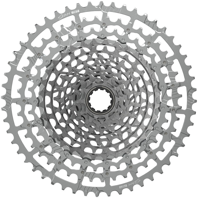 SRAM XX Super SL Eagle 1987 Silver Edition T-Type XS-1299 Cassette - 12-Speed, 10-52t, For XD Driver