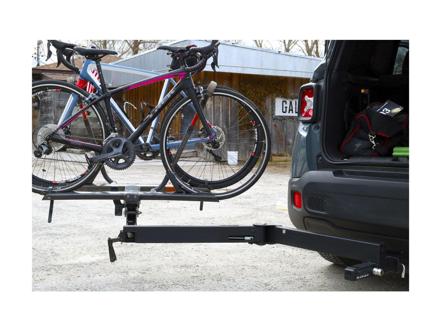 Kuat Pivot v2 2" Swing Away Hitch Rack Adapter- Driver Side Black