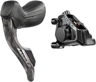 SRAM Force eTap AXS HRD Shift/Brake Lever Hydraulic Disc Caliper - Left/Front Flat Mount 20mm Offset 950mm Hose BLK E1