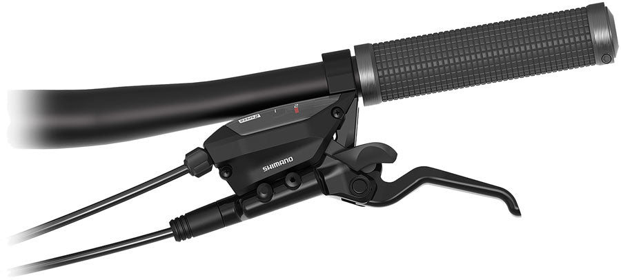 Shimano ST-EF515-2L EZ Fire Plus Shift/Brake Lever - Left 2x Shift Optical Gear Display For Hydraulic Disc Brake BLK